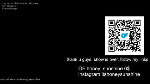 Media: honey_sunshine Chaturbate 2023-11-15 10:46:00