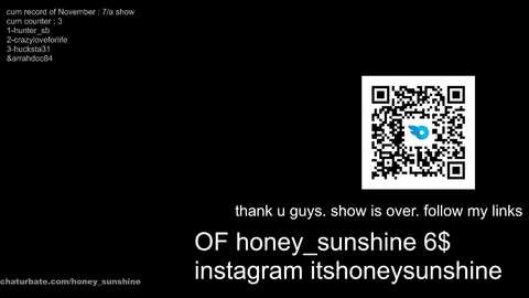 Media: honey_sunshine Chaturbate 2023-11-21 10:21:00