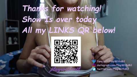 Media: playwithmil Chaturbate 2023-12-15 20:44:00