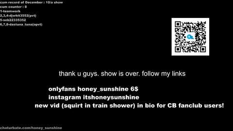 Media: honey_sunshine Chaturbate 2023-12-23 12:04:00