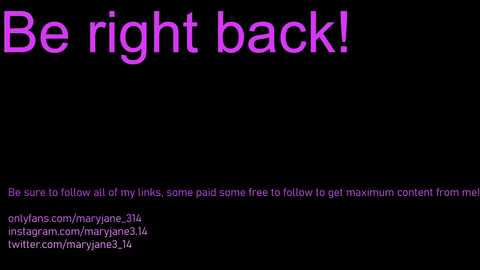 Media: maryjane3_14 Chaturbate 2023-12-24 00:08:00