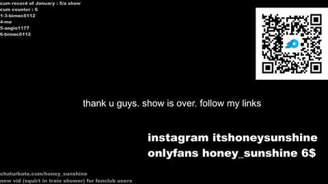 Media: honey_sunshine Chaturbate 2024-01-03 11:48:00