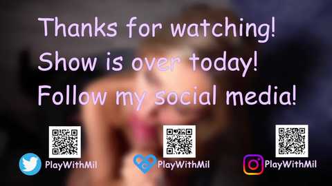 Media: playwithmil Chaturbate 2024-02-25 20:14:00