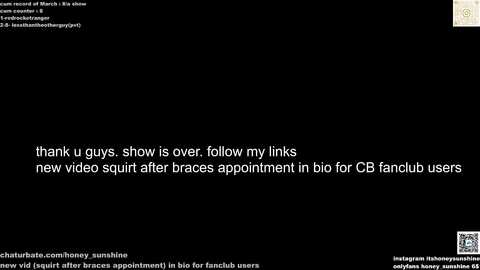Media: honey_sunshine Chaturbate 2024-03-25 10:01:00