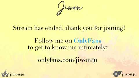 jiwon4u @ chaturbate on 20250531
