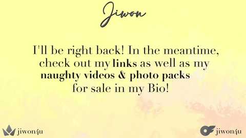 jiwon4u @ chaturbate on 20250604