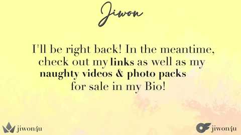 jiwon4u @ chaturbate on 20250612