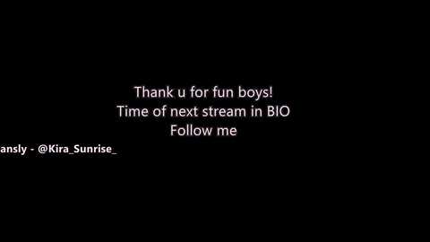 Media: kira_sunrise Chaturbate 2025-06-17 06:29:00