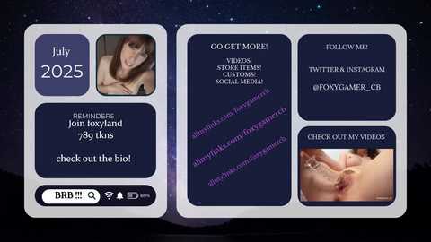 foxy_gamer @ chaturbate on 20250815