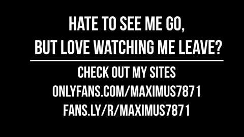 Media: maximus_787 Chaturbate 2025-10-14 19:41:00