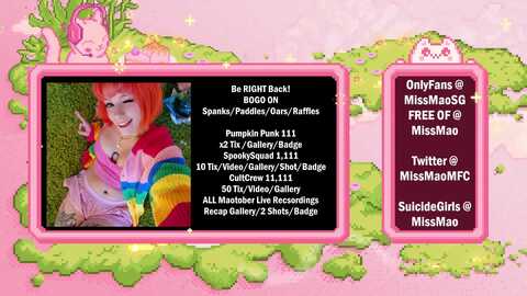 Media: missmao Myfreecams Invalid Date