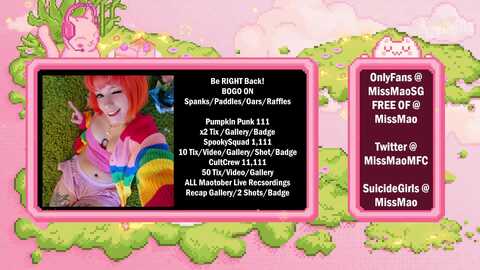 Media: missmao Myfreecams Invalid Date