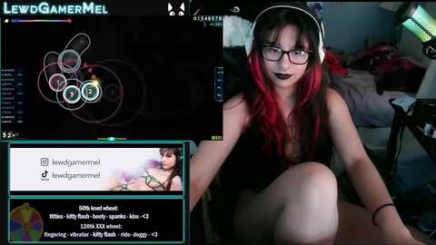 lewdgamermel @ myfreecams on 20231006