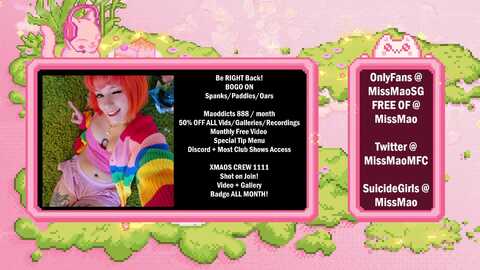 Media: missmao Myfreecams Invalid Date