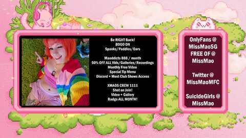 Media: missmao Myfreecams Invalid Date