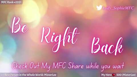 lady_sophie @ myfreecams on 20240103
