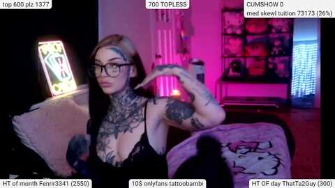 tattoobambi @ myfreecams on 20240306