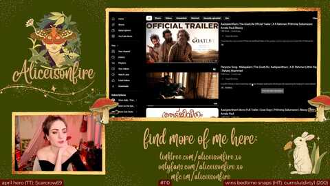 Media: aliceisonfire Myfreecams Invalid Date