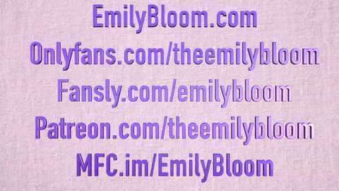 Media: emilybloom Myfreecams Invalid Date